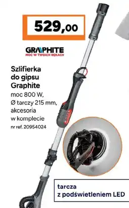 Bricoman Szlifierka do gipsu Graphite oferta