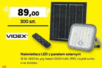 Bricoman Naświetlacz LED z panelem solarnym oferta