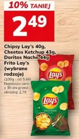 Hitpol Chipsy Lay's, Cheetos Ketchup, Doritos Nacho, Frito Lay's oferta