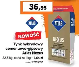 Bricoman Tynk hybrydowy cementowo-gipsowy Atlas Nexus oferta
