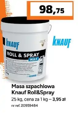 Bricoman Masa szpachlowa Knauf Roll&Spray oferta