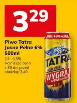 Hitpol Piwo Tatra Jasne Pełne 6% oferta