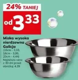 Hitpol Miska wysoka nierdzewna Galicia oferta