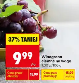 Biedronka Winogrono ciemne oferta