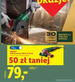 Lidl PARKSIDE Szlifierka kątowa oferta