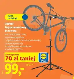 Lidl CRIVIT Stojak montażowy do roweru oferta