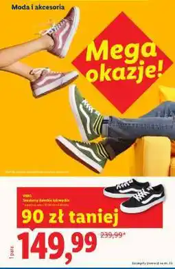 Lidl VANS Sneakersy damskie lub męskie oferta