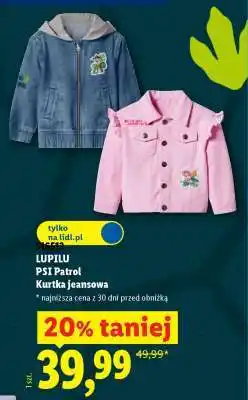 Lidl LUPILU PSI Patrol Kurtka jeansowa oferta