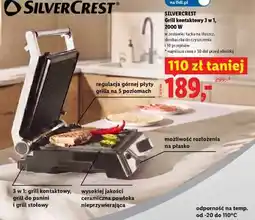 Lidl SILVERCREST Grill kontaktowy 3 w 1, 2000 W oferta