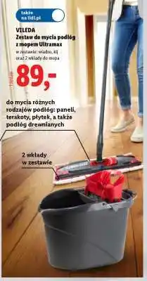 Lidl Vileda Zestaw do mycia podłóg z mopem Ultramax oferta