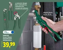 Lidl Parkside Zestaw 3 kluczy hydraulicznych lub klucz do rur oferta