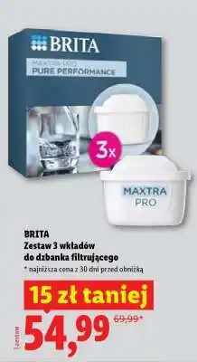 Lidl BRITA Zestaw 3 wkładów do dzbanka filtrującego oferta