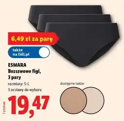 Lidl ESMARA Bezszwowe figi, 3 pary oferta