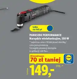 Lidl PARKSIDE PERFORMANCE Narzędzie wielofunkcyjne, 550 W oferta