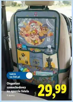 Lidl Organizer samochodowy na oparcie fotela oferta