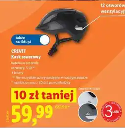 Lidl Crivit Kask rowerowy oferta