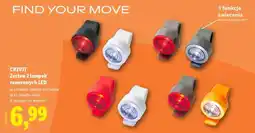 Lidl CRIVIT Zestaw 2 lampek rowerowych LED oferta