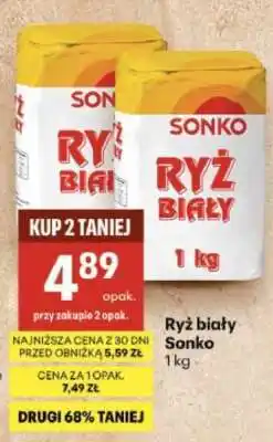 Delikatesy Centrum Ryż biały SONKO oferta