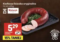 Delikatesy Centrum Kiełbasa lisiecka oryginalna oferta