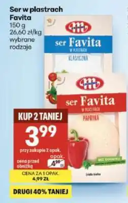 Delikatesy Centrum Ser w plastrach Favita oferta