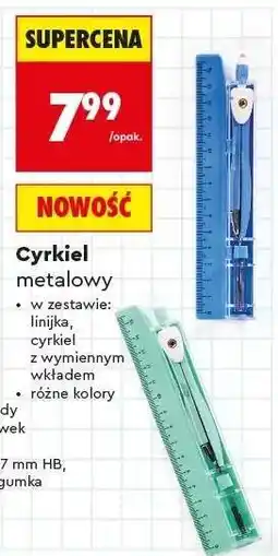 Biedronka Cyrkiel metalowy oferta