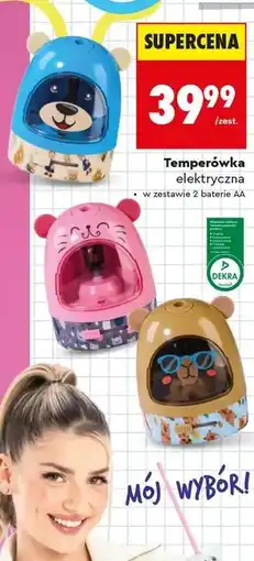 Biedronka Temperówka elektryczna oferta