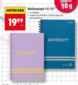 Biedronka Kołozeszyt B5/80 oferta