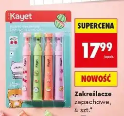 Biedronka Zakreślacze zapachowe, 4 szt oferta
