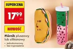 Biedronka Piórnik pluszowy lub silikonowy oferta