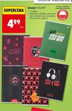 Biedronka Zeszyt A5/60k oferta