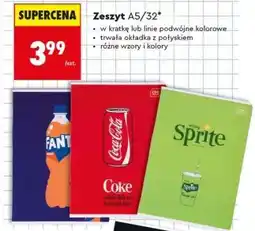 Biedronka Zeszyt A5/32 oferta