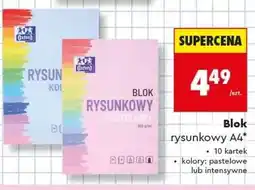 Biedronka Blok rysunkowy A4 oferta