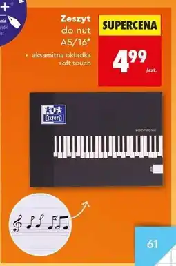 Biedronka ZESZYT DO NUT oferta