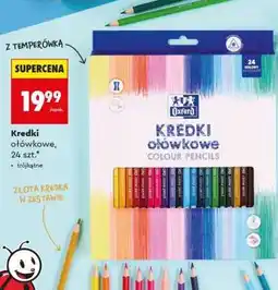 Biedronka Kredki ołówkowe 24 szt oferta
