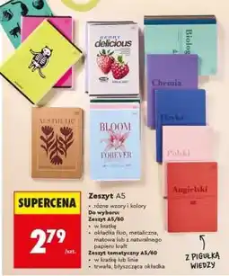 Biedronka Zeszyt A5 oferta