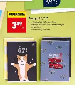Biedronka Zeszyt A5/32 oferta