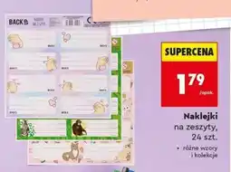 Biedronka Naklejki na zeszyty, 24 szt oferta
