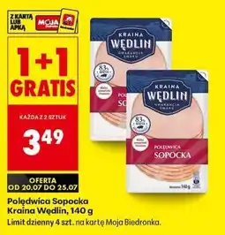 Biedronka Polędwica Sopocka Kraina Wędlin 140 g oferta