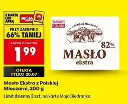 Biedronka Masło Ekstra z polskiej mleczarni, 200 g oferta