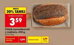 Biedronka Chleb nowodworski z makiem, 410 g oferta