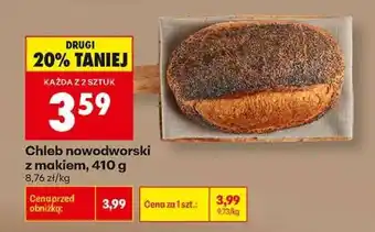 Biedronka Chleb nowodworski z makiem, 410 g oferta