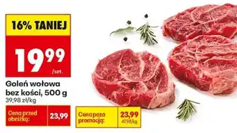 Biedronka Goleń wołowa bez kości 500 g oferta