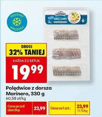 Biedronka Polędwice z dorsza Marinero, 330 g oferta