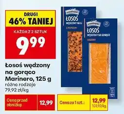 Biedronka Łosoś wędzony na gorąco Marinero 125 g oferta