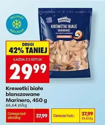 Biedronka Krewetki białe blanszowane Marinero 450 g oferta