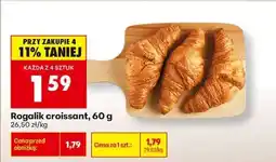 Biedronka Rogalik croissant 60 g oferta