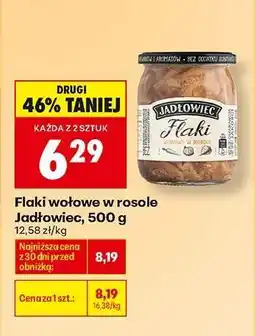 Biedronka Flaki wołowe w rosole Jadłowiec, 500 g oferta