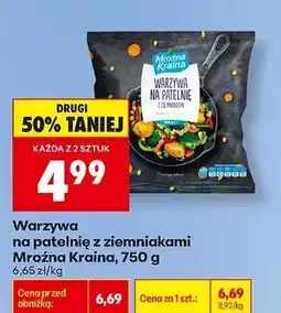 Biedronka Warzywa na patelnię z ziemniakami Mroźna Kraina , 750 g oferta