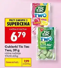 Biedronka Cukierki Tic Tac Two, 39 g oferta