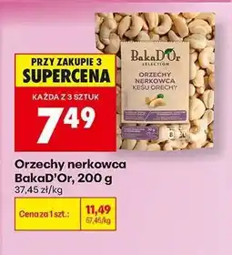 Biedronka Orzechy nerkowca BakaD’Or, 200 g oferta